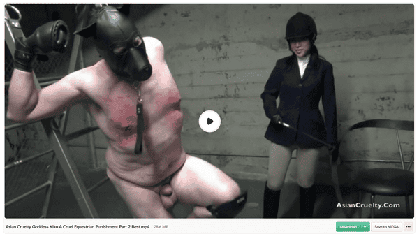 FEMDOM] Asian Cruelty Goddess Kiko A Cruel Equestrian Punishment Part 2 -  Pu-Tang Clan